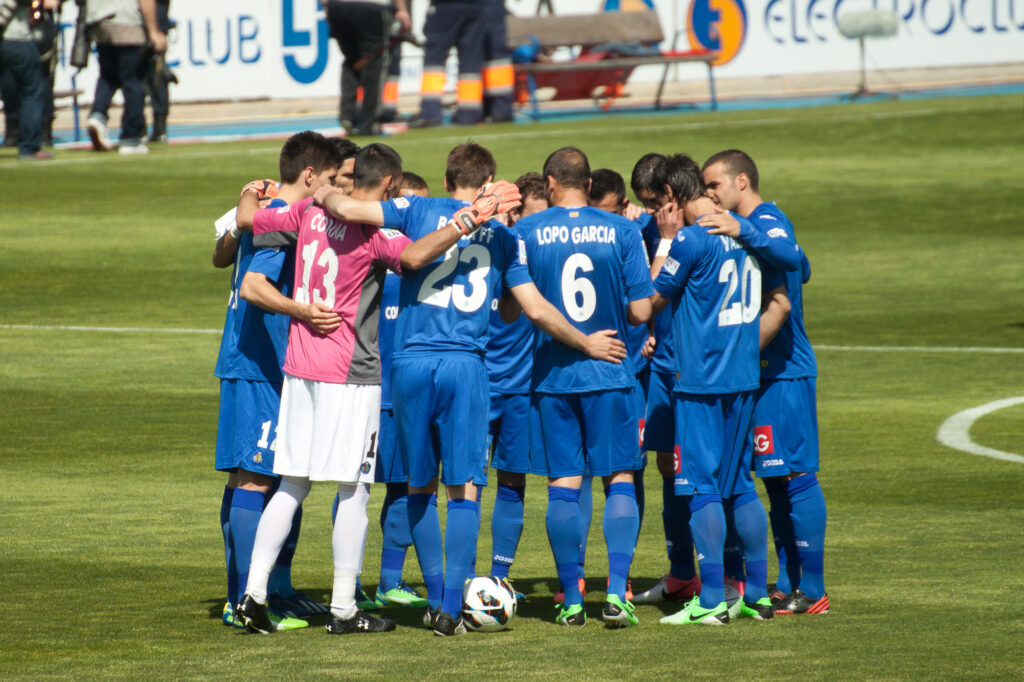 El equipo de Getafe Club de Fútbol en la temporada 2012-2013